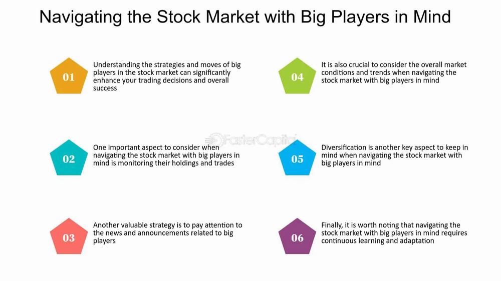 A guide explaining how to navigate the stock market while keeping an eye on big players strategies.