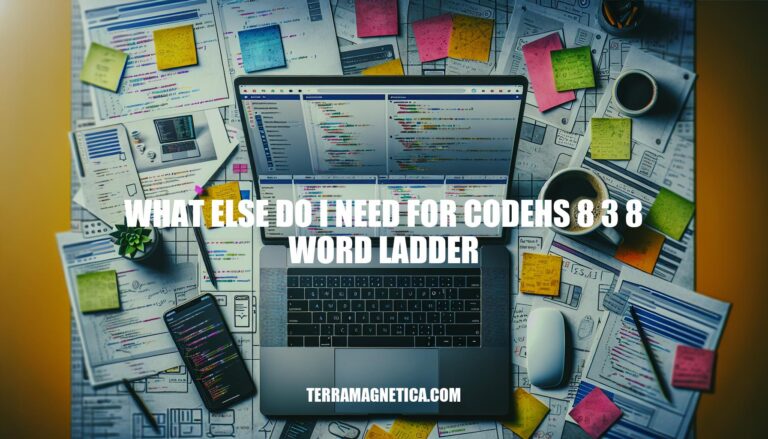 Essential Tools for CodeHS 8-3-8 Word Ladder - What Else Do I Need?