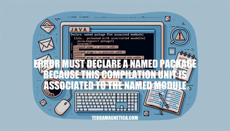 Fixing Java Error: Declare Named Package in Associated Module