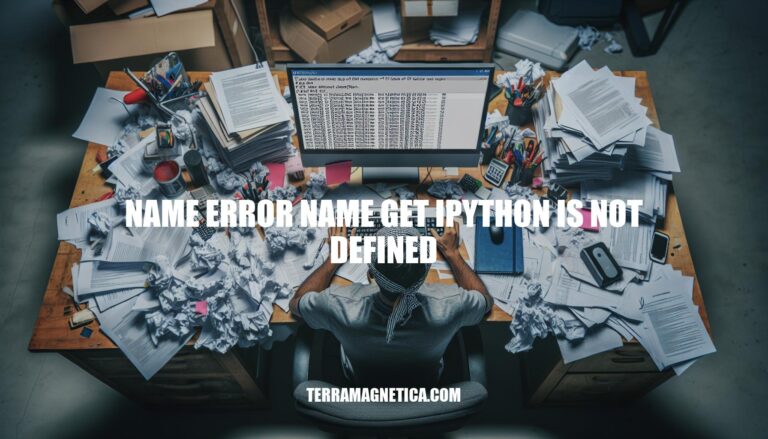 Fixing NameError: name 'get_ipython' is not defined