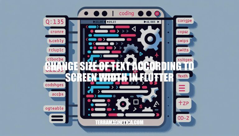 How to Change Size of Text According to Screen Width in Flutter