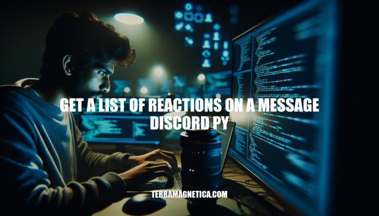 How to Get a List of Reactions on a Message using Discord.py