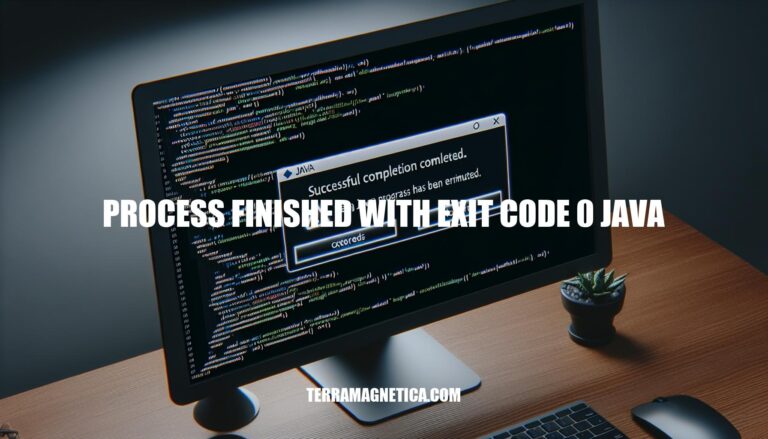 Managing Process Finished with Exit Code 0 in Java