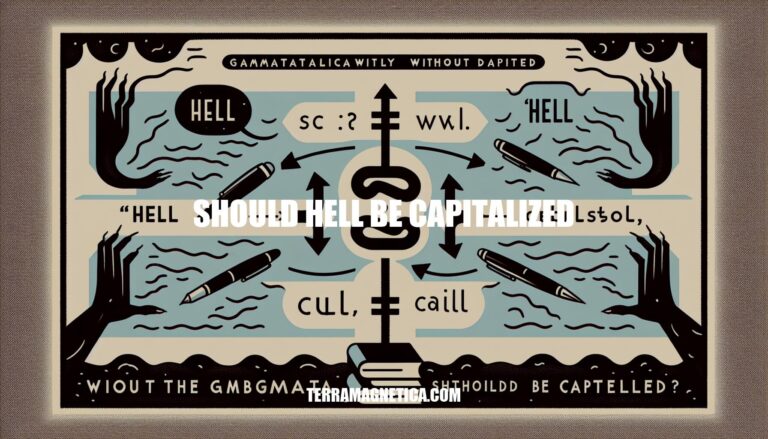 Should Hell Be Capitalized: A Linguistic Debate