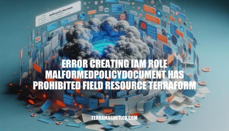Troubleshooting: Error Creating IAM Role MalformedPolicyDocument in Terraform