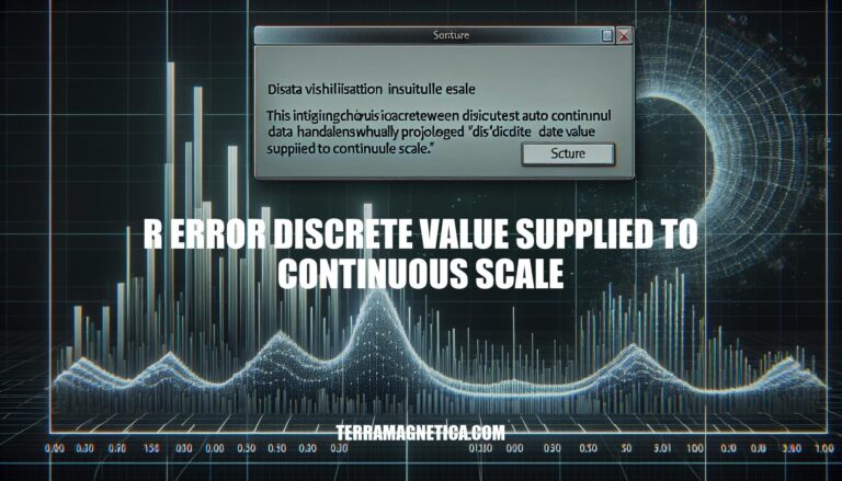 Understanding the 'r error discrete value supplied to continuous scale'