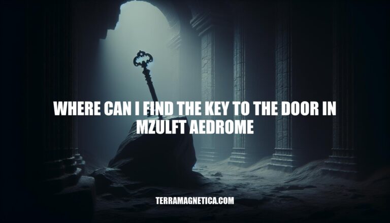 Where to Find the Key to the Door in Mzulft Aedrome