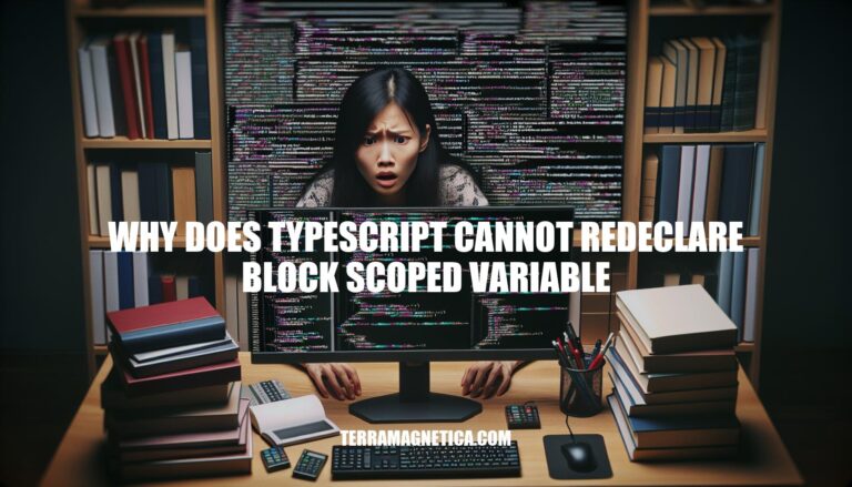 Why Does TypeScript Cannot Redeclare Block-Scoped Variable