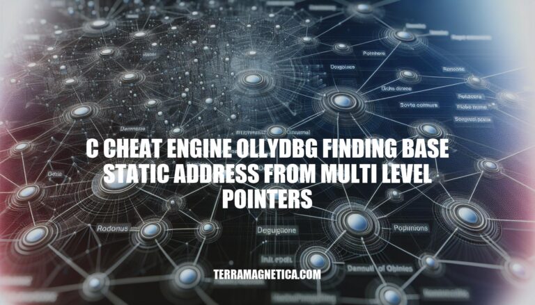 Cheat Engine OllyDbg: Finding Base Static Address from Multi-Level Pointers