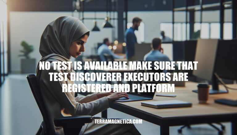 Ensuring Test Discoverer Executors Registration When No Test is Available