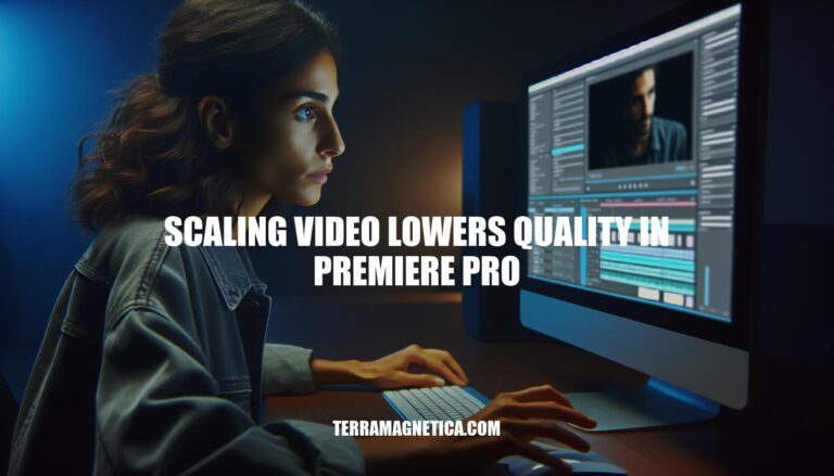 How Scaling Video Lowers Quality in Premiere Pro