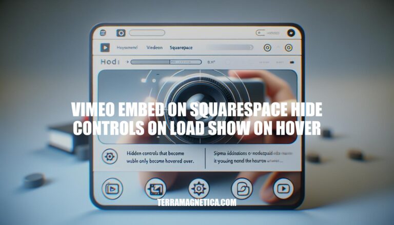 How to Customize Vimeo Embed on Squarespace: Hide Controls on Load, Show on Hover