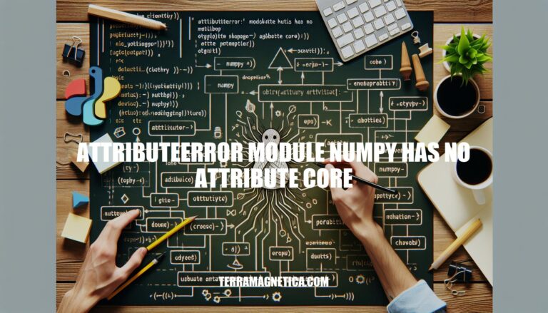 How to Fix AttributeError: Module NumPy Has No Attribute Core