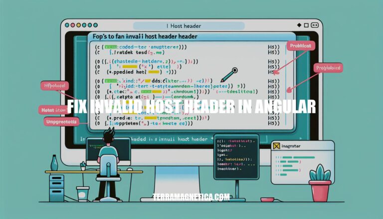 How to Fix Invalid Host Header in Angular