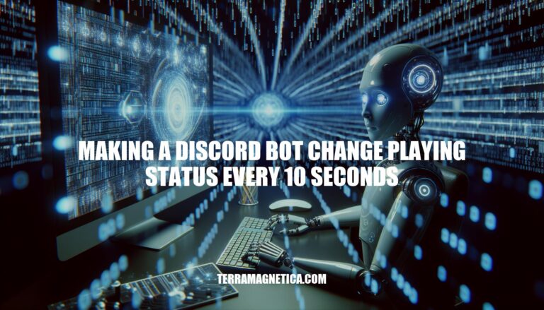 How to Make a Discord Bot Change Playing Status Every 10 Seconds