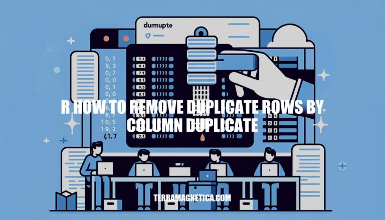 R Tutorial: Removing Duplicate Rows by Column in R