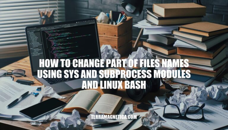 Step-by-Step Guide to Changing File Names with sys, subprocess Modules, and Linux Bash