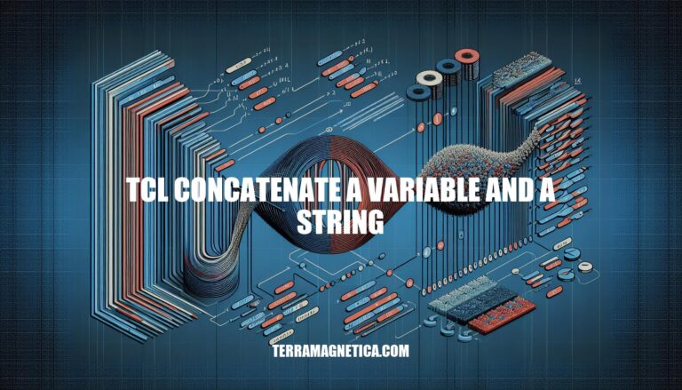 TCL Concatenate: Using Variables and Strings