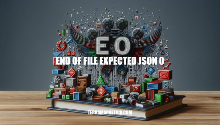 Troubleshooting: End of File Expected JSON 0