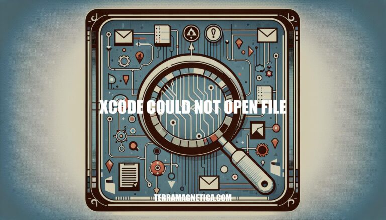 Troubleshooting Guide: Xcode Could Not Open File Error