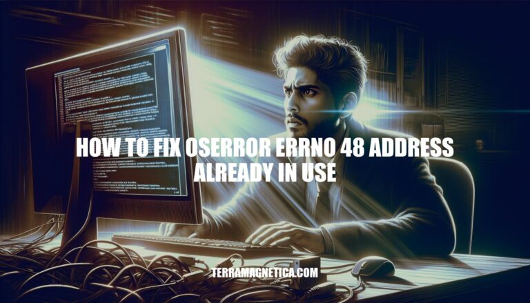 Troubleshooting OSError Errno 48: Address Already in Use