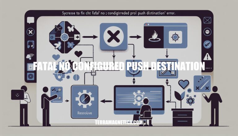 Troubleshooting: Resolve Fatal No Configured Push Destination Error