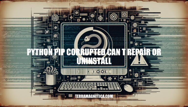 How to Fix Python Pip Corrupted, Can't Repair or Uninstall Issue