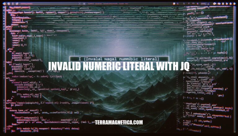 How to Handle Invalid Numeric Literal with jq: A Comprehensive Guide