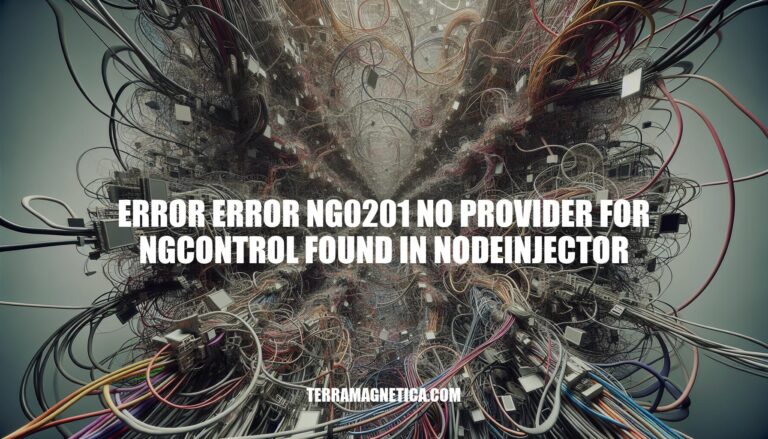 How to Resolve Error NG0201: No Provider for NGControl Found in NodeInjector