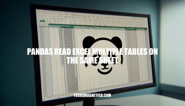 How to Use Pandas to Read Excel with Multiple Tables on the Same Sheet