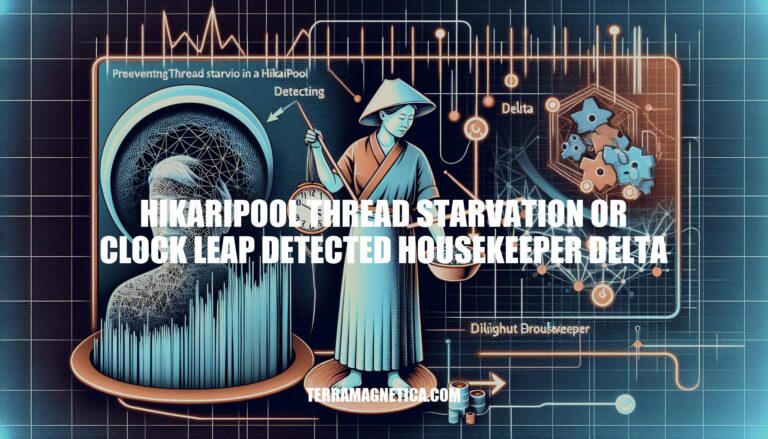 hikaripool thread starvation or clock leap detected housekeeper