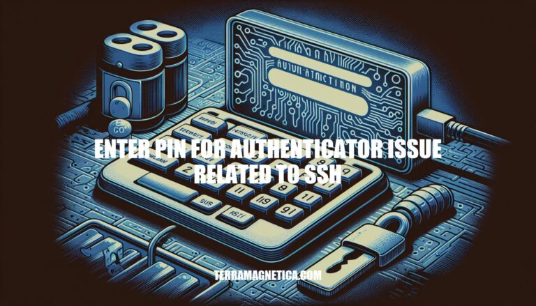 Resolving 'Enter PIN for Authenticator Issue Related to SSH'