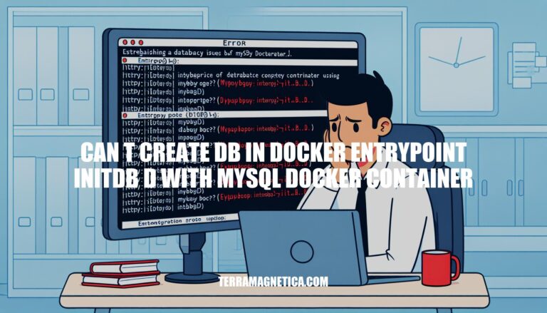 Troubleshooting Guide: Unable to Create Database in MySQL Docker Container using EntryPoint initdb.d