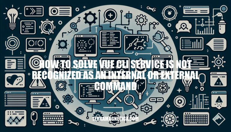 Troubleshooting: How to Solve 'vue cli service is not recognized as an internal or external command'