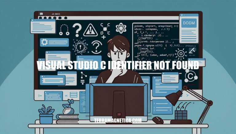 Troubleshooting 'Visual Studio C Identifier Not Found' Issue