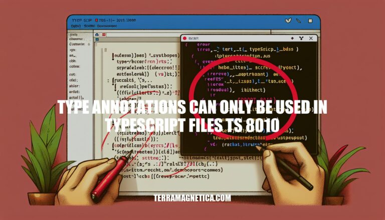 Type Annotations in TypeScript Files: Understanding Error ts 8010