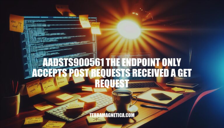 AADSTS900561: Resolving Endpoint Request Method Errors