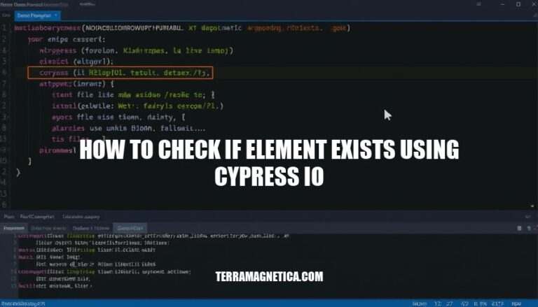 Checking Element Existence with Cypress: A Step-by-Step Guide