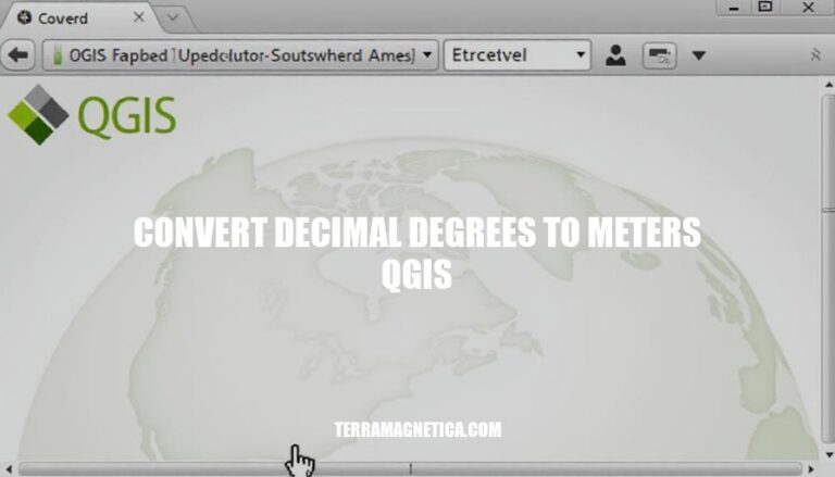 Converting Decimal Degrees to Meters in QGIS: A Step-by-Step Guide