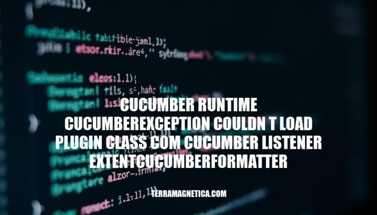 Cucumber Runtime CucumberException: Couldn't Load Plugin Class Com.Cucumber.Listener.ExtentCucumberFormatter