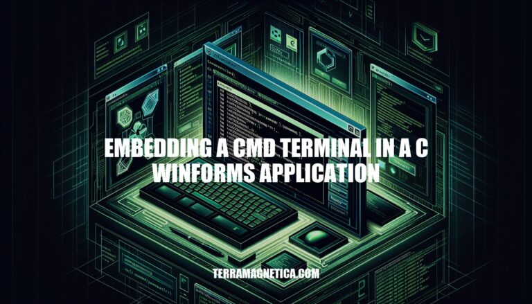 Embedding a CMD Terminal in C# WinForms Applications: A Step-by-Step Guide