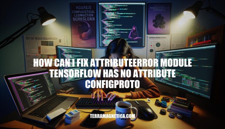 Fixing AttributeError: Module TensorFlow Has No Attribute ConfigProto