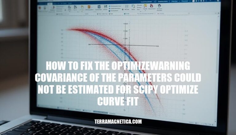 Fixing OptimizeWarning: Covariance of Parameters Could Not Be Estimated for SciPy Optimize Curve Fit