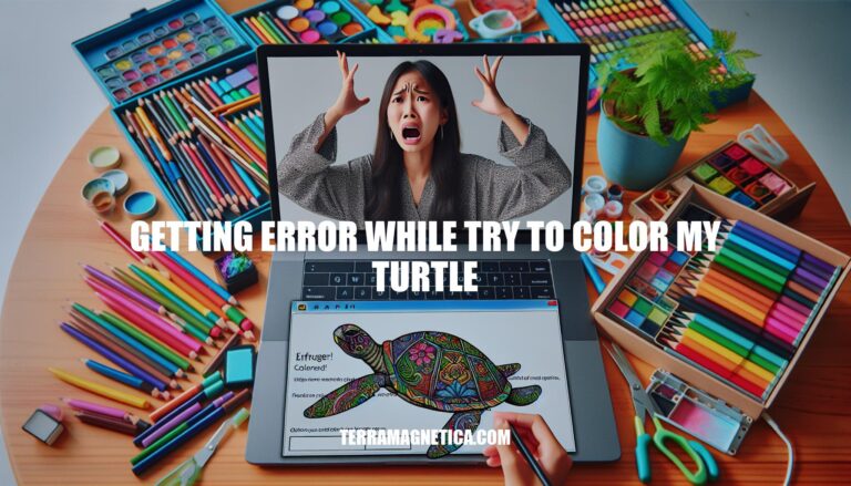 Getting Error While Trying to Color My Turtle: Troubleshooting Tips