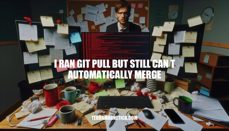 Git Pull Fail: Troubleshooting Automatic Merge Issues