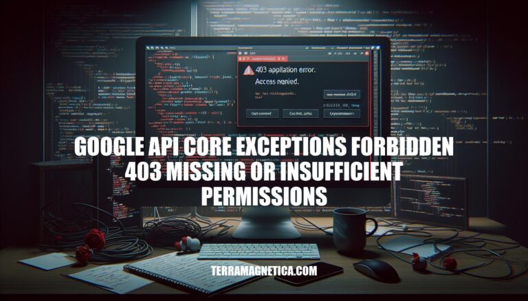 Google API Core Exceptions: Forbidden 403 Error - Missing or Insufficient Permissions