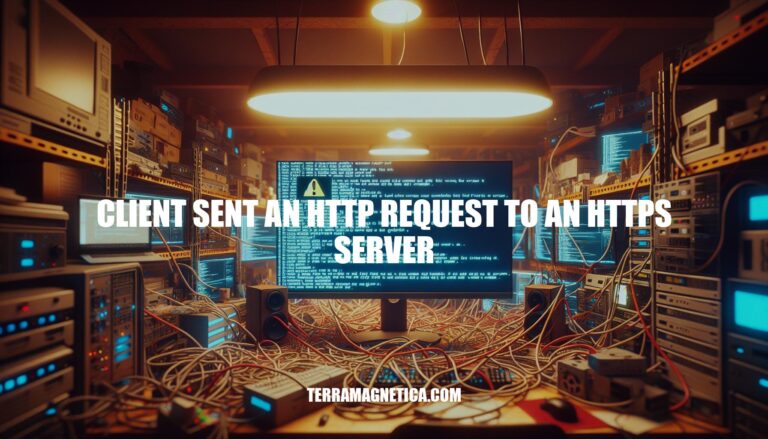 HTTP vs HTTPS: Client Sent Request Error