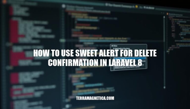 Implementing Sweet Alert Delete Confirmation in Laravel 8: A Step-by-Step Guide