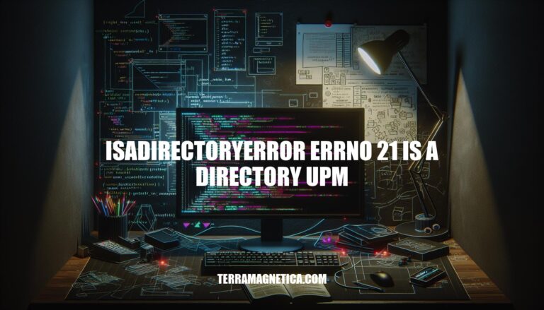 IsADirectoryError Errno 21: Understanding the 'Is a Directory' Error in UPM