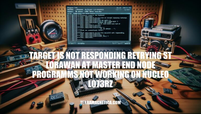 LoRaWAN Nucleo L073RZ: Target Not Responding, Retry Issues Resolved